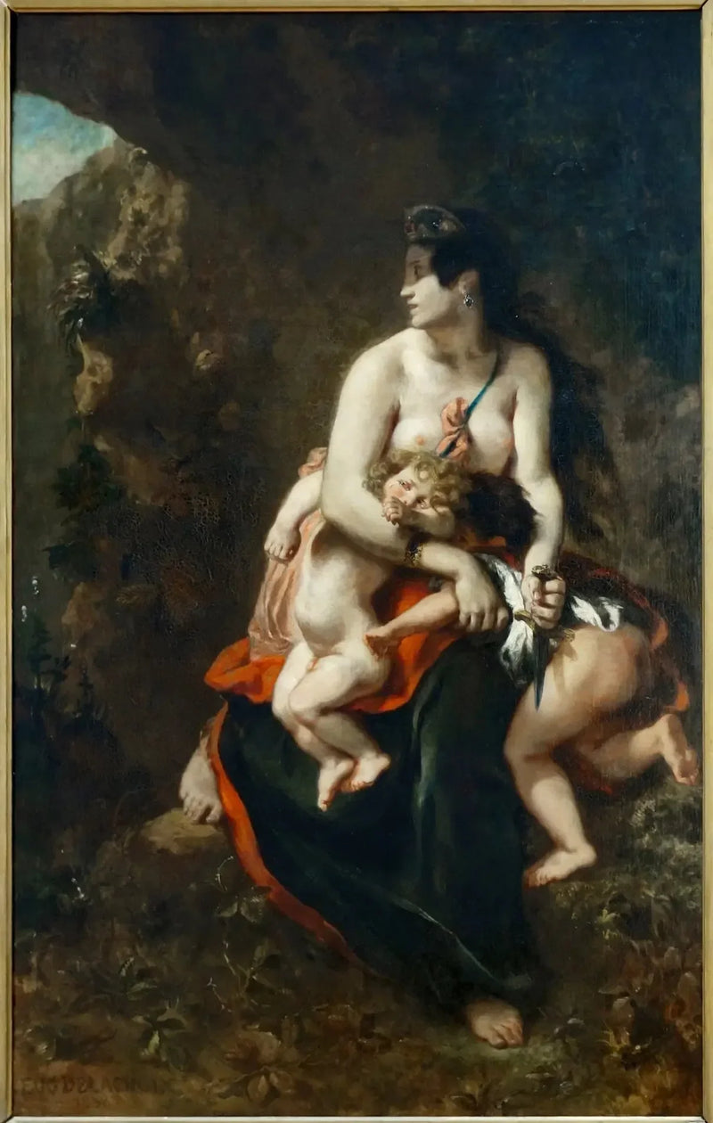 Medea i raseri - Eugène Delacroix
