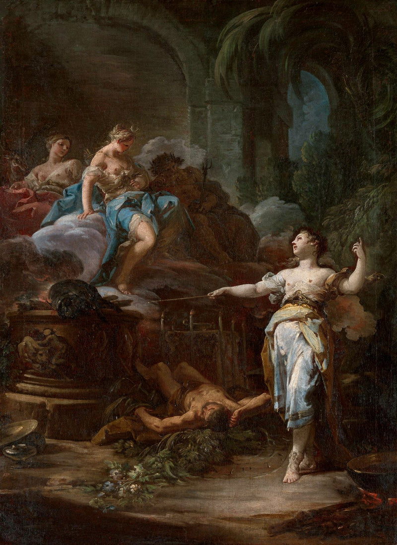 Medea som forynger Aeson - Corrado Giaquinto