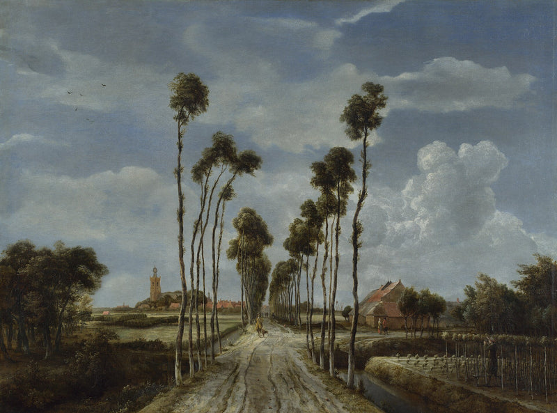 L’Avenue de Middelharnis - Meindert Hobbema