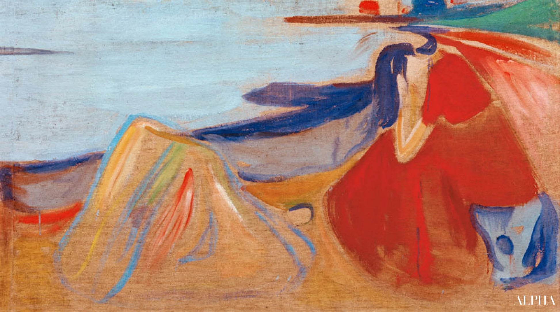 Melankoli av Edvard Munch - Reproduksjoner av malerier og høykvalitets malerier