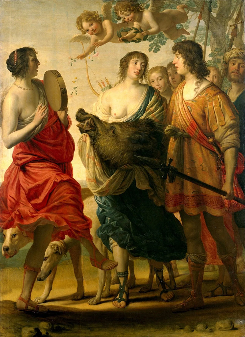 Meleager og Atalanta - Gerrit van Honthorst