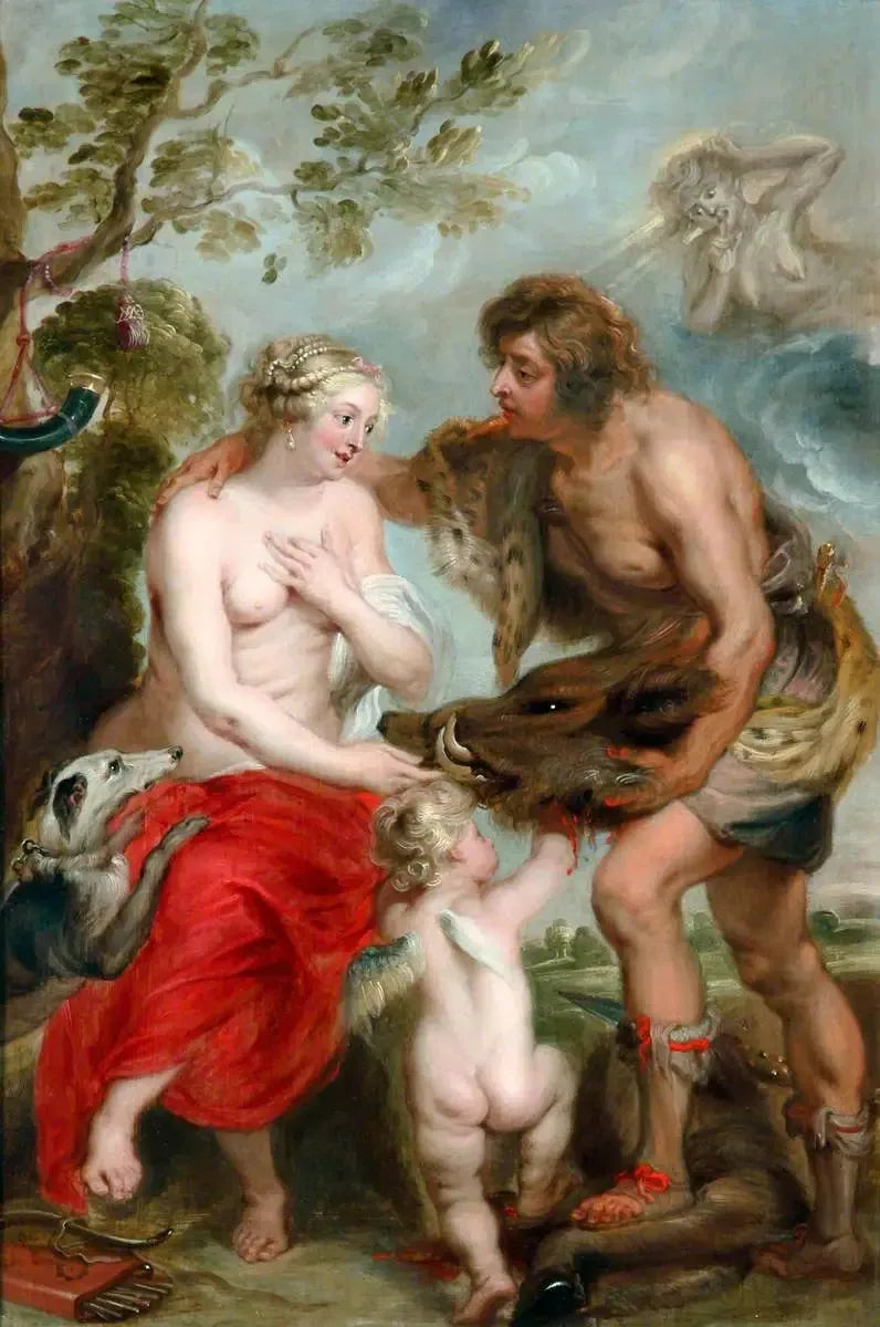 Méléagre og Atalante - Peter Paul Rubens