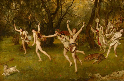 Reproduction du tableau « Ménades - John Collier » par Alpha Reproduction en peinture à l’huile