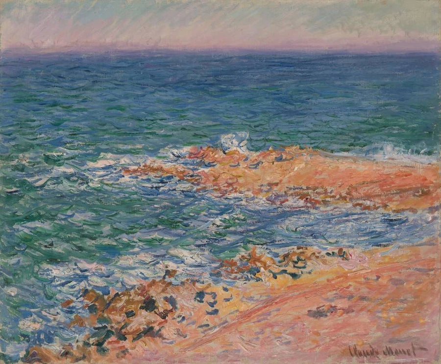 Havet i Antibes W1183 - Claude Monet
