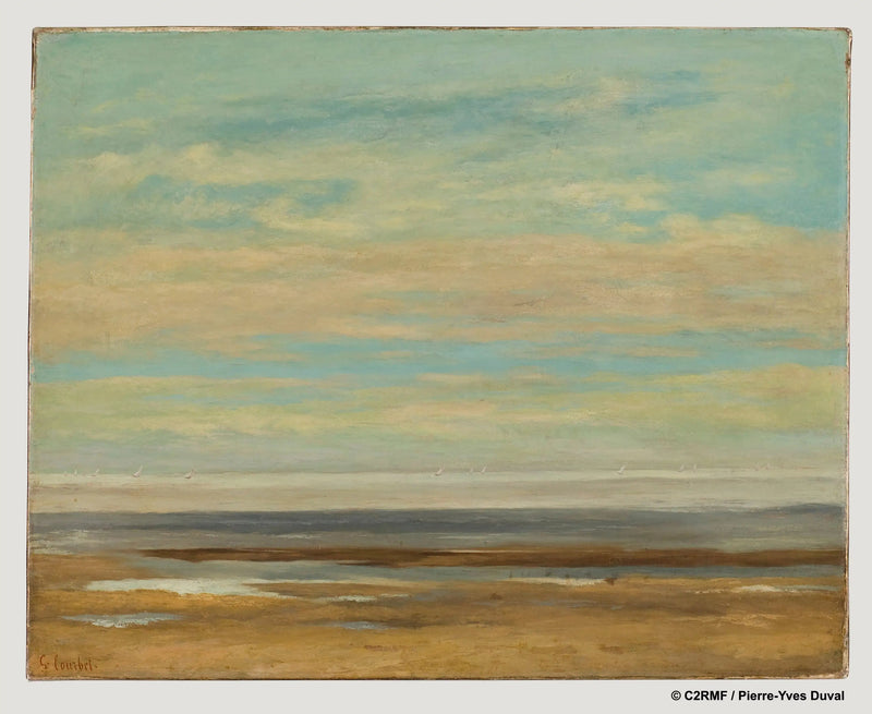 Mer rolig i Palavas - Gustave Courbet