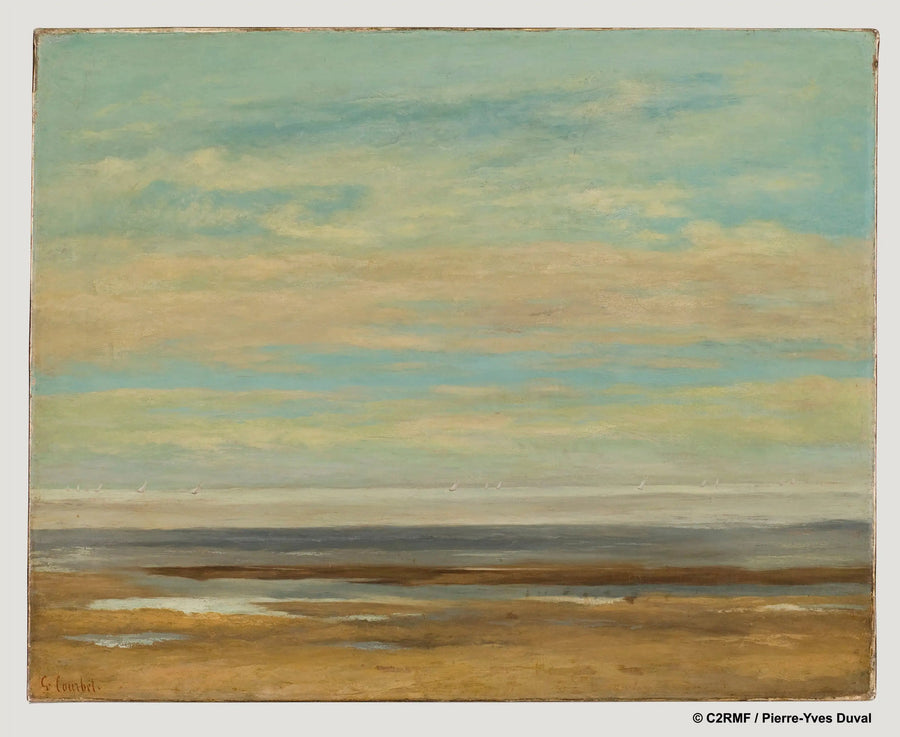 Mer rolig i Palavas - Gustave Courbet