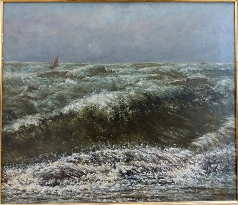 Tordenhavet - Gustave Courbet