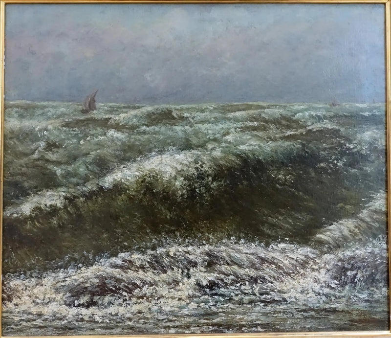 Tordenhavet - Gustave Courbet