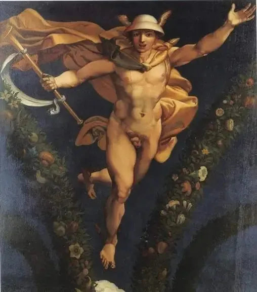 Merkur, etter fresken av Raphael i Farnesina - Jean-Auguste-Dominique Ingres