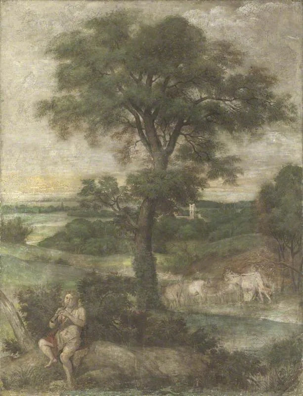 Mercure stjeler flokkene til Admète - Domenichino