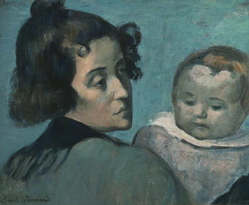 Mor og barn - Émile Bernard