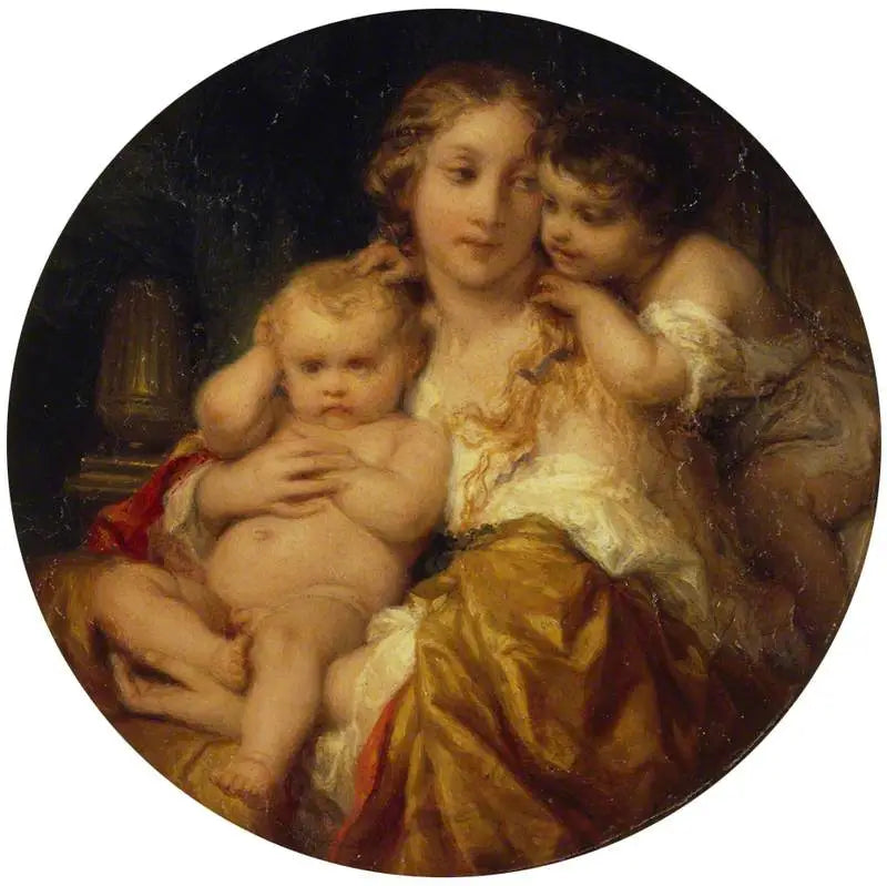 Mère et enfants - Paul Delaroche image 1 tableau peint à l’huile sur toile