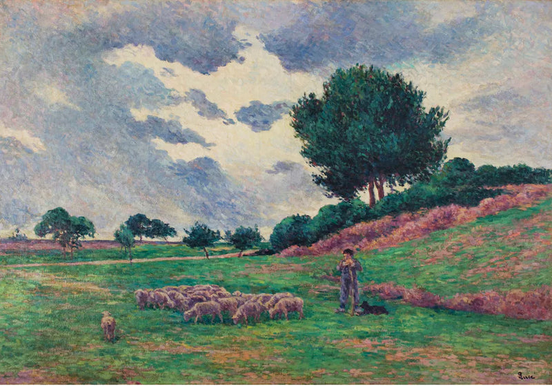 Méréville, saueflokken - Maximilien Luce
