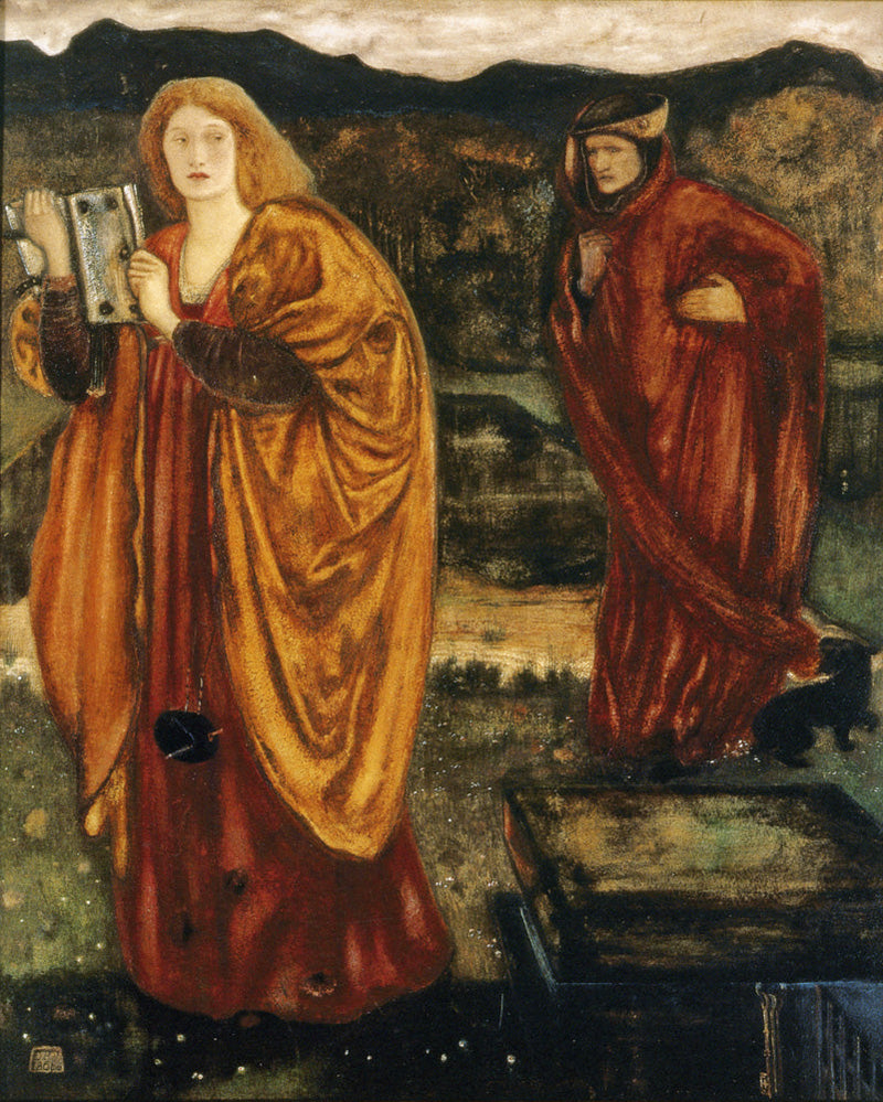 Merlin og Nimue - Edward Burne-Jones