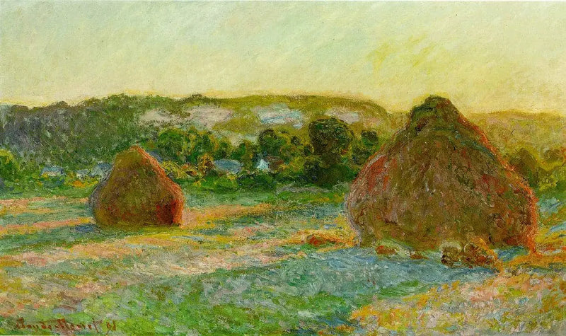 Meules, slutten av sommeren - Claude Monet