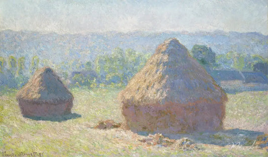 Meules, fin de l'été de Claude Monet - Reproductions de tableaux et peintures haut de gamme