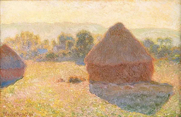 Møller, midt på dagen - Claude Monet