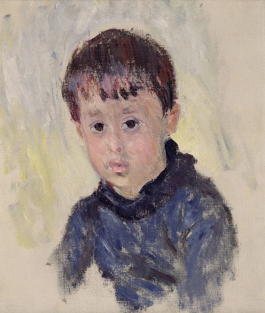 Michel Monet i blå genser - Claude Monet