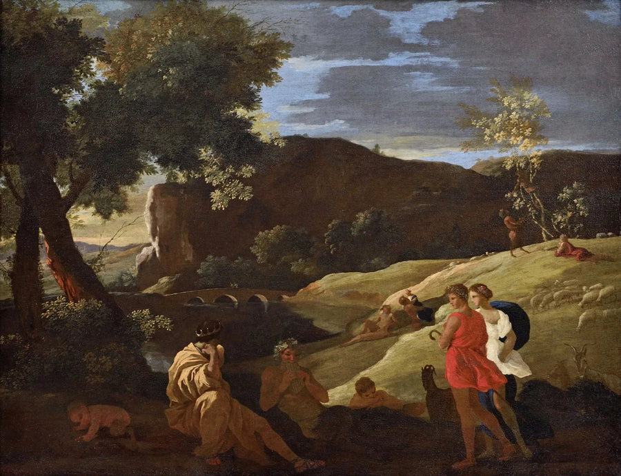 Midas, Pan og hyrderne - Nicolas Poussin