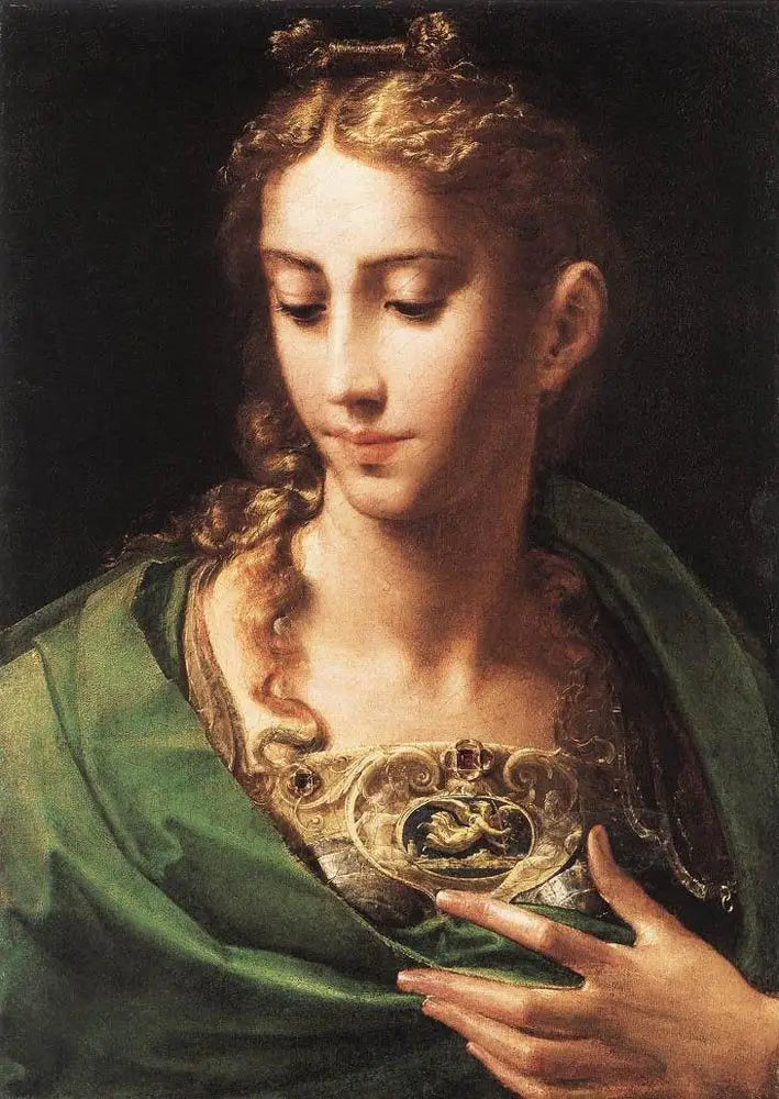 Minerve av Parmigianino - Parmigianino
