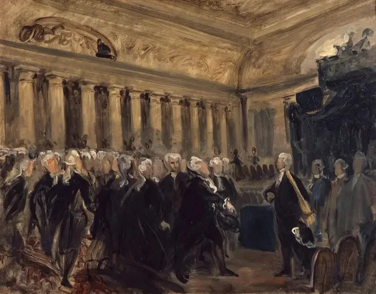 Mirabeau foran Dreux-Brézé - Eugène Delacroix