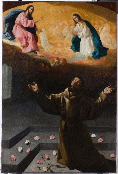 Mirakel av Portioncule - Francisco de Zurbarán