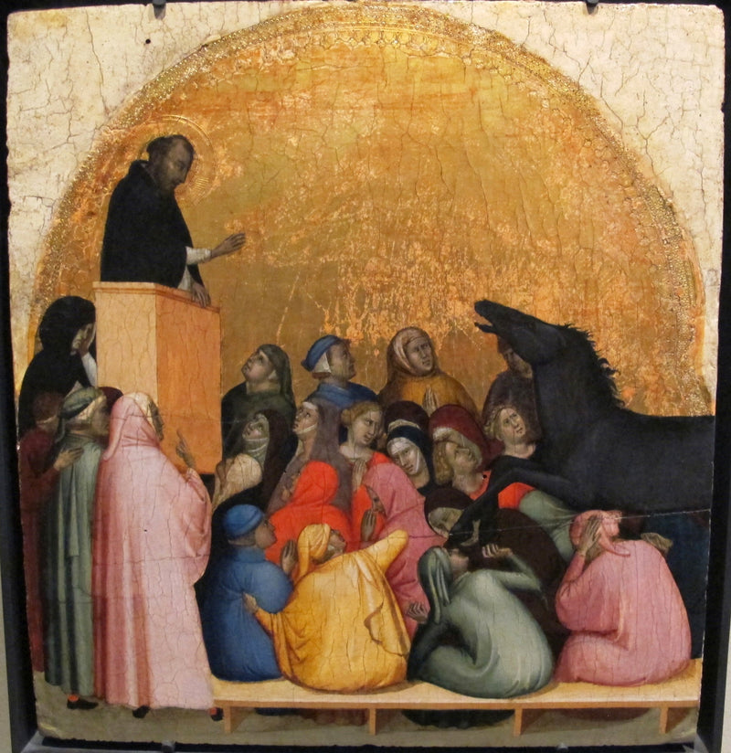 Mirakel av Saint Pierre martyr - Bernardo Daddi