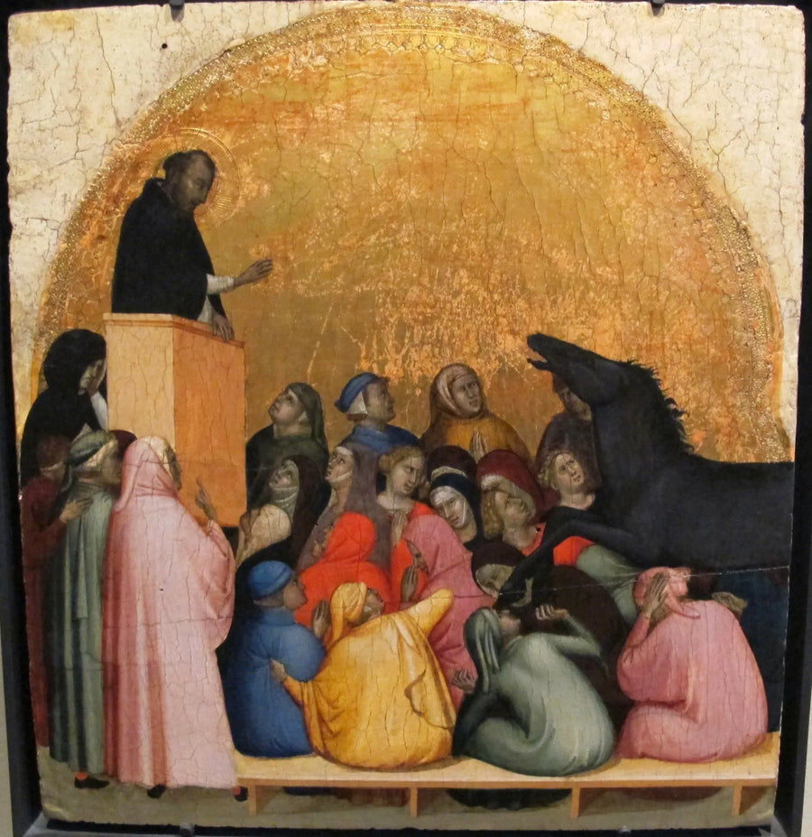 Mirakel av Saint Pierre martyr - Bernardo Daddi