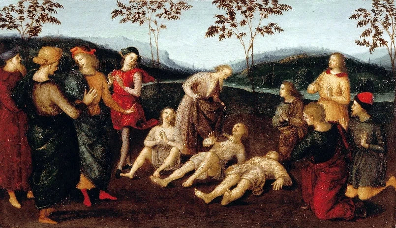 Mirakelet til Eusebius av Cremona, rundt 1502-1503 - Raphaël