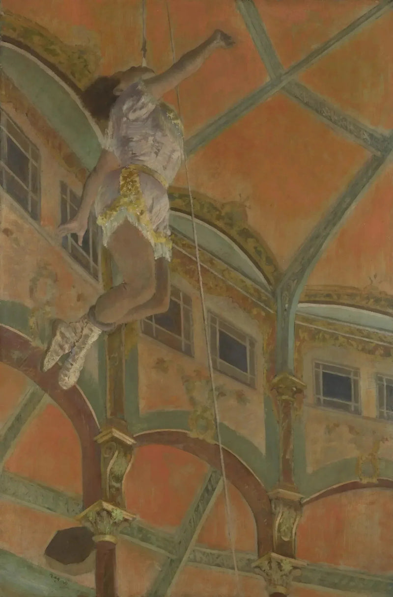 Mademoiselle La La på sirkus Fernando - Edgar Degas