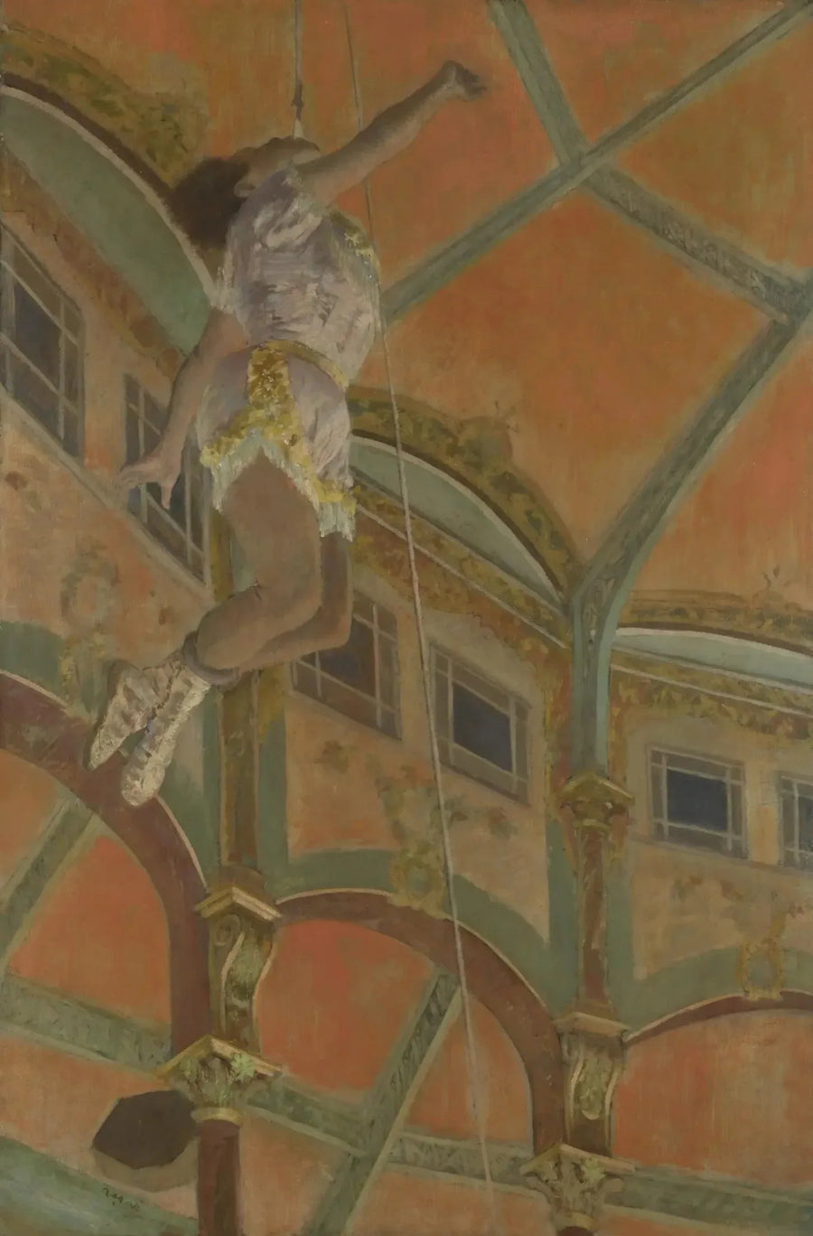 Mademoiselle La La på sirkus Fernando - Edgar Degas