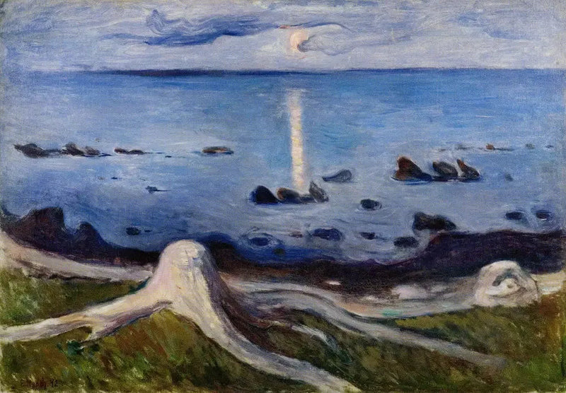 Mystikk ved bredden - Edvard Munch