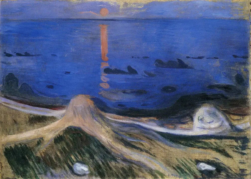 Mystikk ved bredden - Edvard Munch