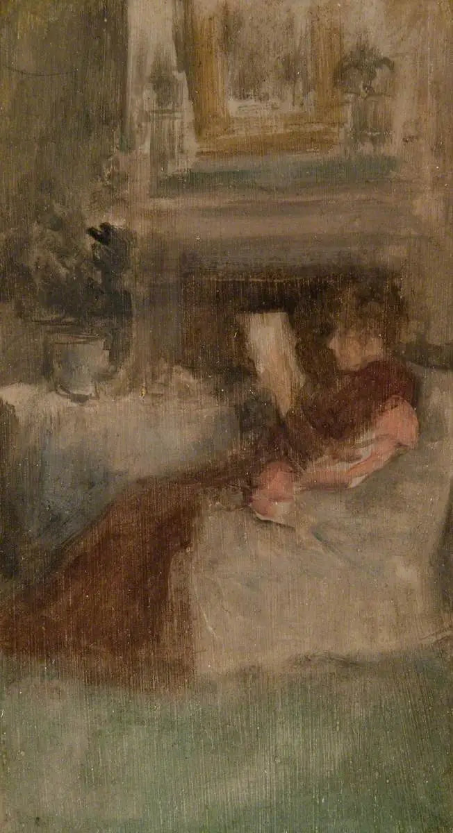 Frøken Ethel Philip Leser - James Abbott McNeill Whistler
