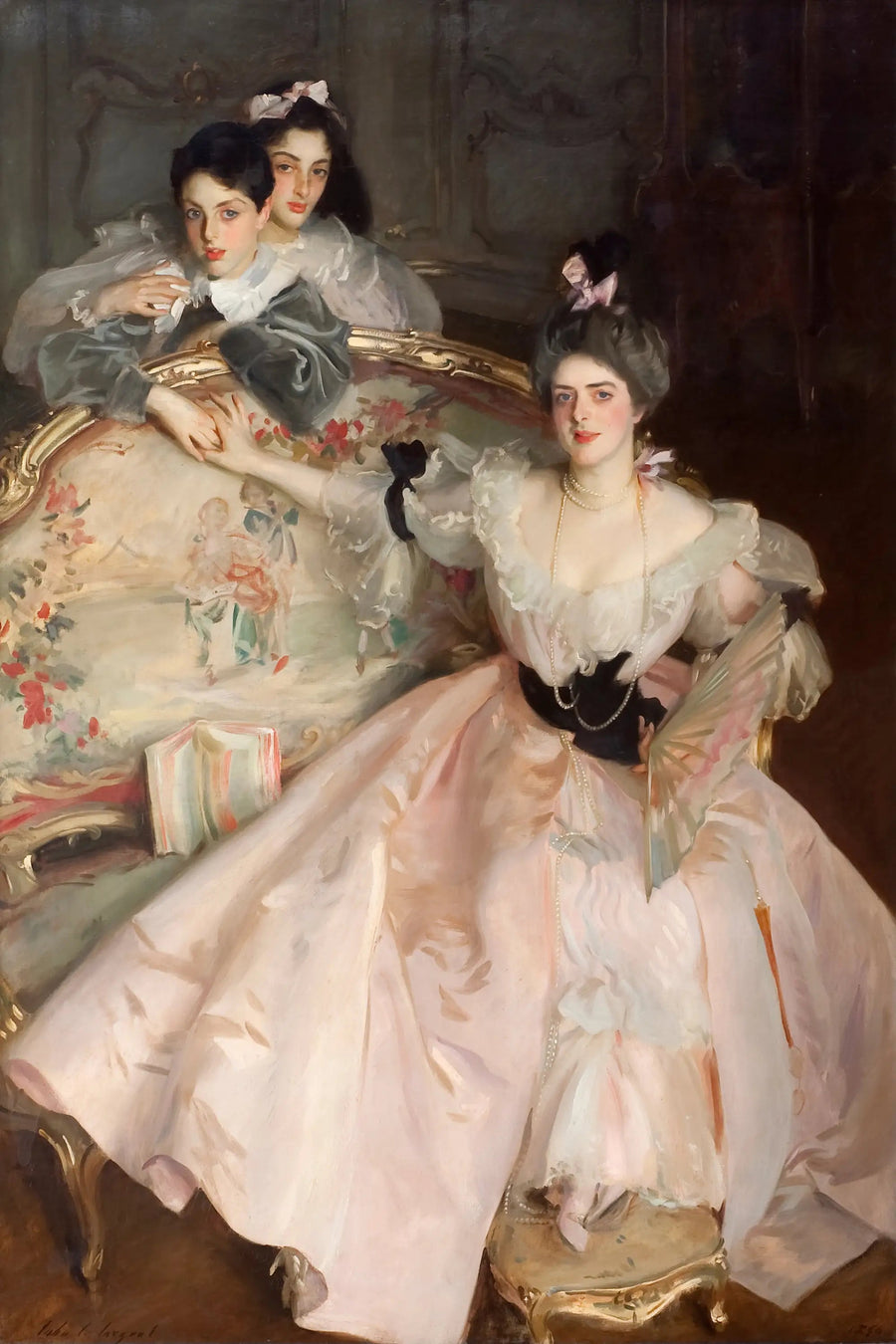 Fru Carl Meyer og hennes barn - John Singer Sargent