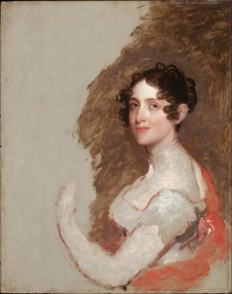 Dame Charles Stewart (Delia Tudor) - Gilbert Stuart

Source:
Mme Charles Stewart (Delia Tudor) - Gilbert Stuart