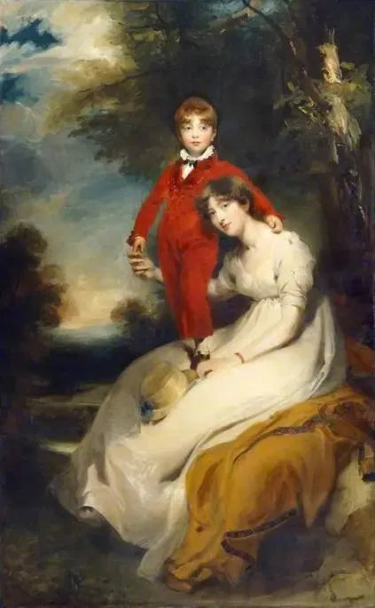 Fru Charles Thellusson, født Sabine Robarts (1775-1814), og hennes sønn, Charles Thellusson (1797-1856) - Thomas Lawrence