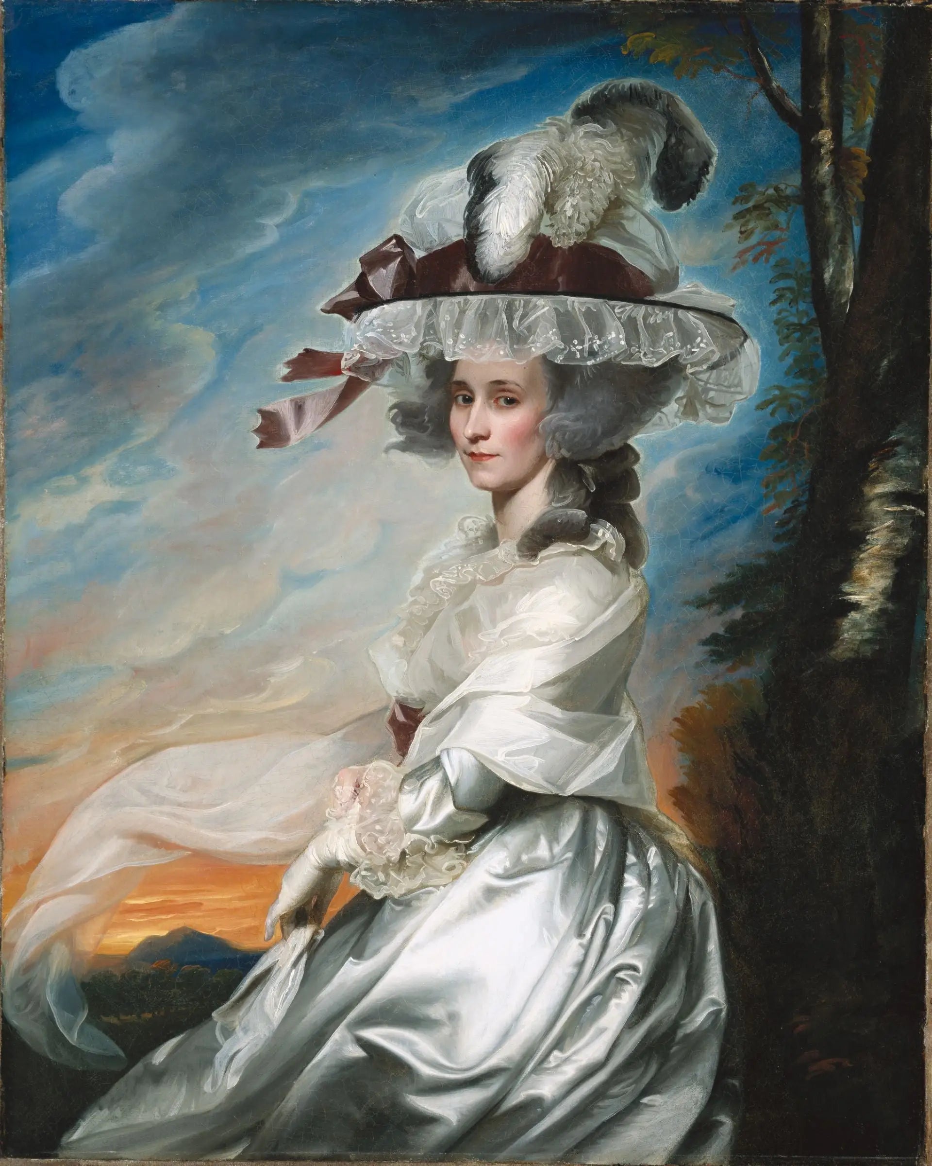 Mme Daniel Denison Rogers (Abigail Bromfield) - John Singleton Copley image 1 reproduction réalisée par Alpha Reproduction