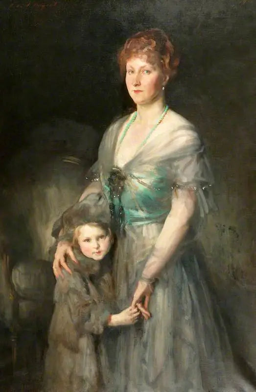 Fru Duxbury og datteren - John Singer Sargent