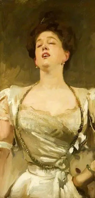 Fru George Batten syngende - John Singer Sargent