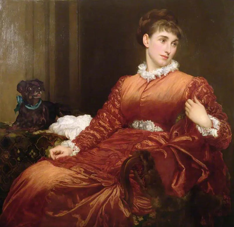 Mme H. Evans Gordon, født May Sartoris - Frederic Leighton

Source:
Mme H. Evans Gordon, née May Sartoris - Frederic Leighton