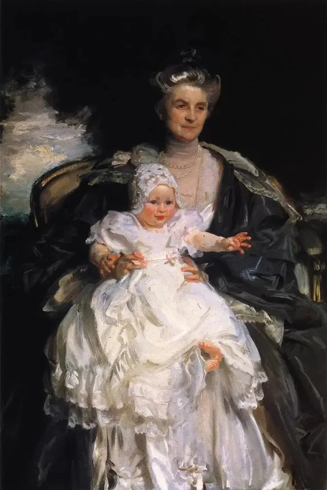 Fru Henry Phipps og hennes barnebarn Winston - John Singer Sargent