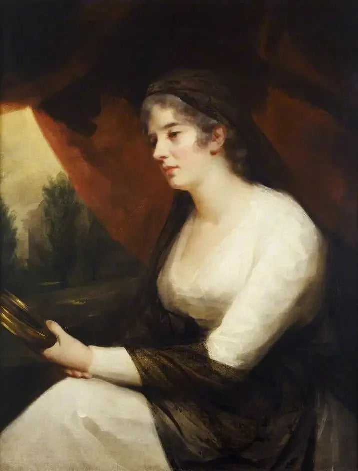 Fru Johnstone i rollen som « Kontemplasjon » - Henry Raeburn