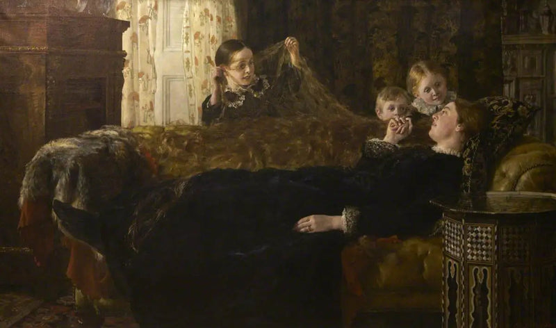 Fru Mortimer Collier og hennes familie - John Collier