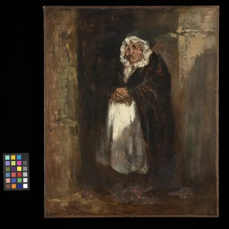 Fru Pipelet, vaktmesteren - Honoré Daumier