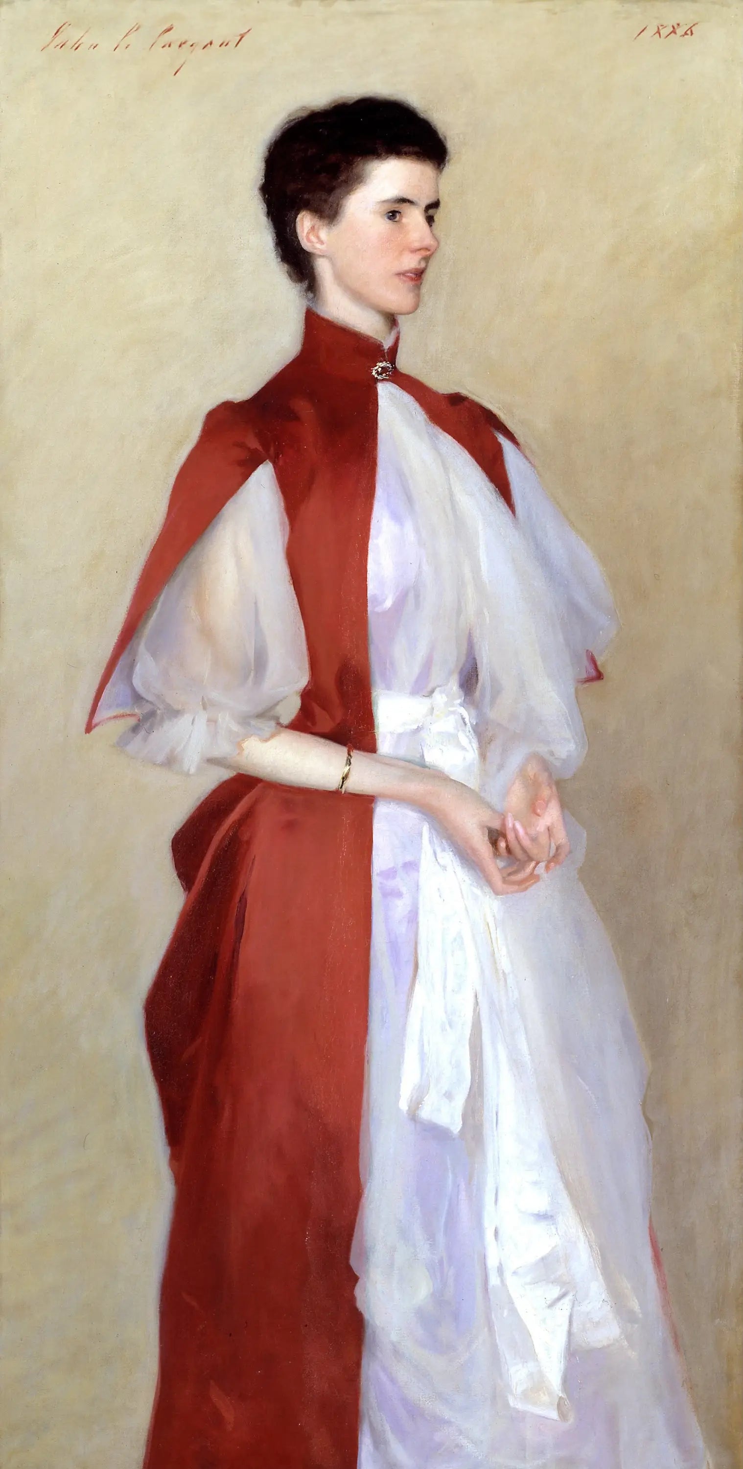 Mme Robert Harrison - John Singer Sargent image 1 reproduction de peinture à l’huile