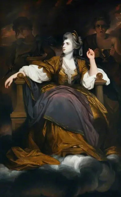 Fru Sarah Siddons, født Kemble (1755–1831), i rollen som « Den tragiske muse » - Joshua Reynolds