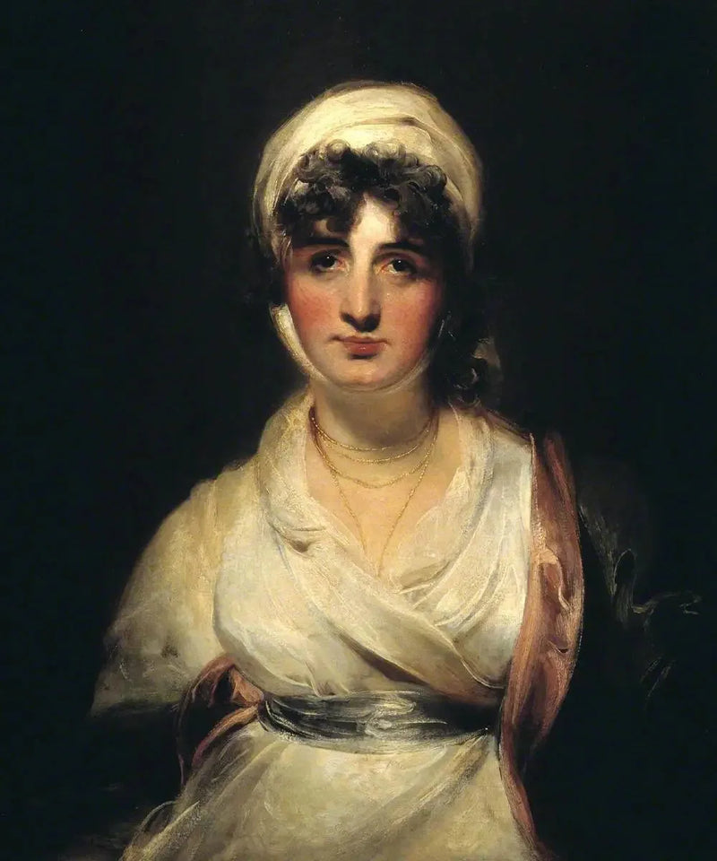 Fru Siddons, ? i rollen som Fru Haller i « Den fremmede » - Thomas Lawrence