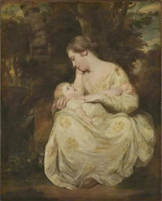 Fru Susanna Hoare og hennes barn - Joshua Reynolds