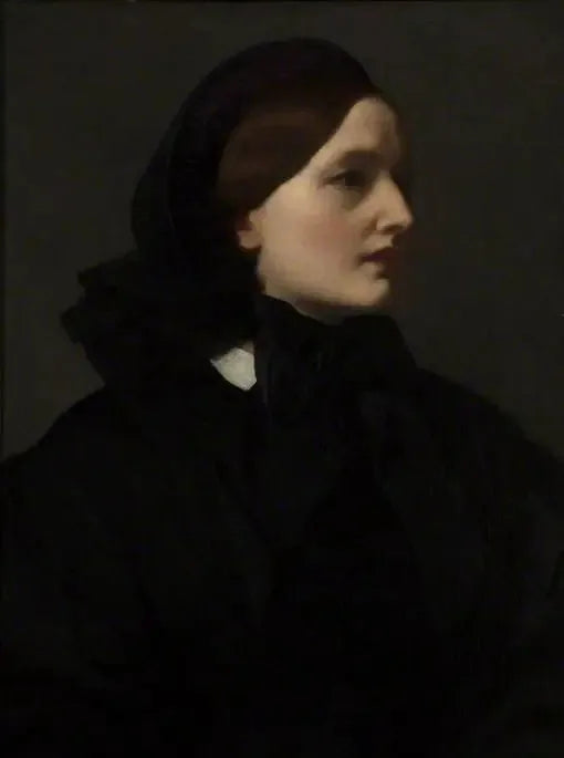 Dame Sutherland Orr (1828–1903) - Frederic Leighton

Source:
Mme Sutherland Orr (1828–1903) - Frederic Leighton